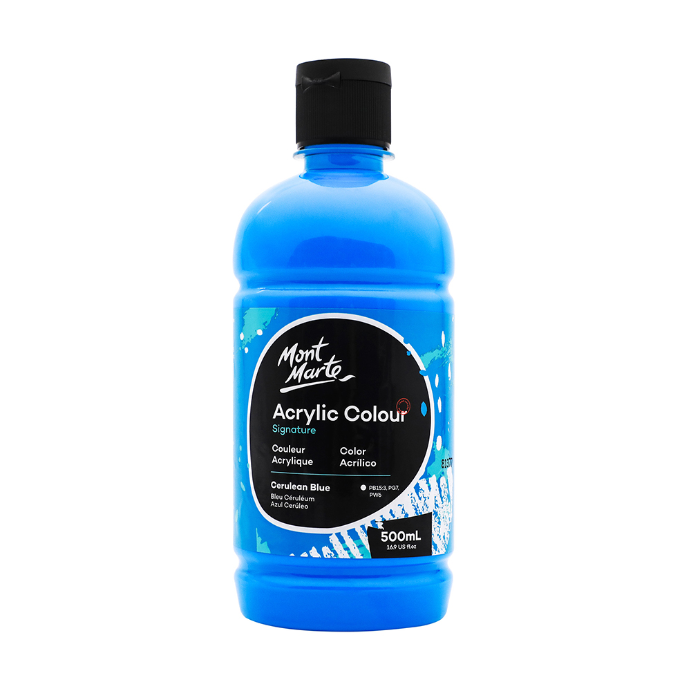 몽마르트 아크릴물감 500ml Cerulean Blue       &gt; MONT MARTE  