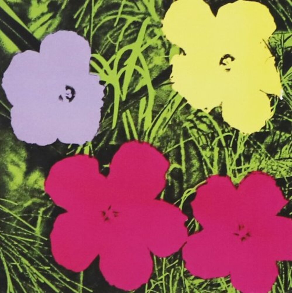 Flowers, 1970 (1 purple, 1 yellow, 2 pink)
