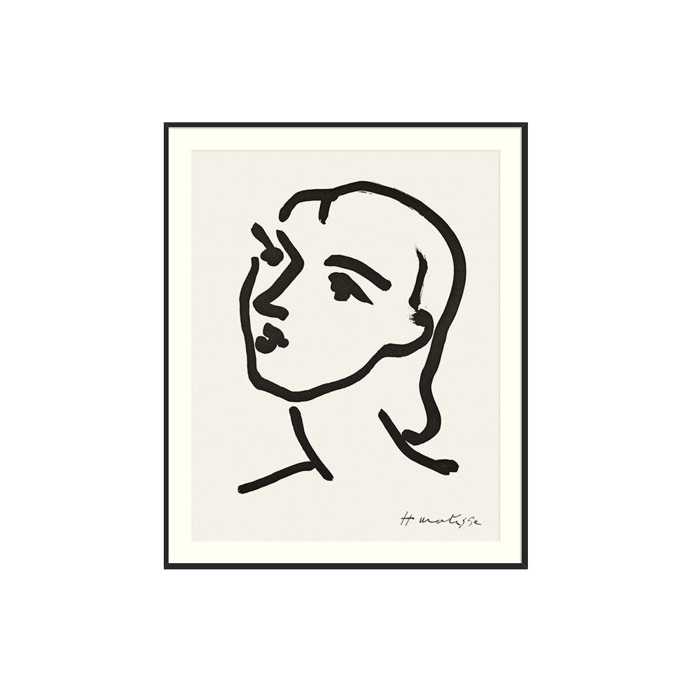 [액자포함] Nadia aux cheveux lisses,1948