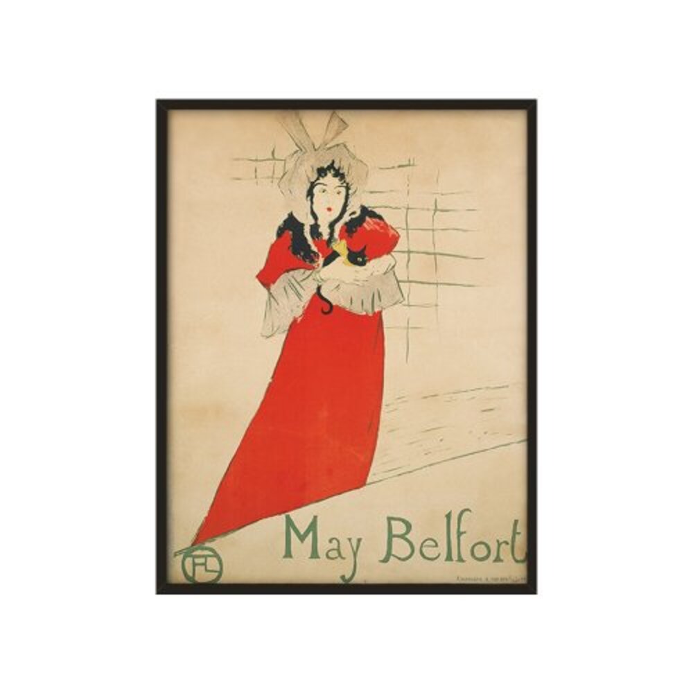 [액자포함] May Belfort, 1895