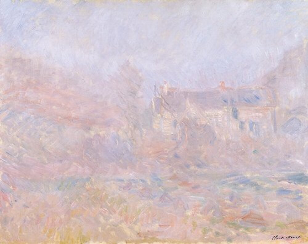 Houses at Falaise in the Fog, 1885