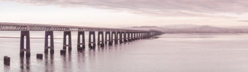 Tay Rail Bridge, Dundee, Scotland, FTBR 1856