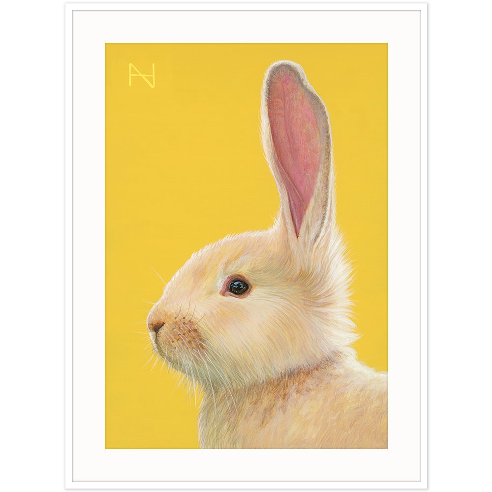 [액자포함] It is Spring_Rabbit(Yellow)