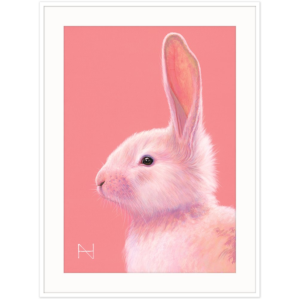 [액자포함] It is Spring_Rabbit(pink)