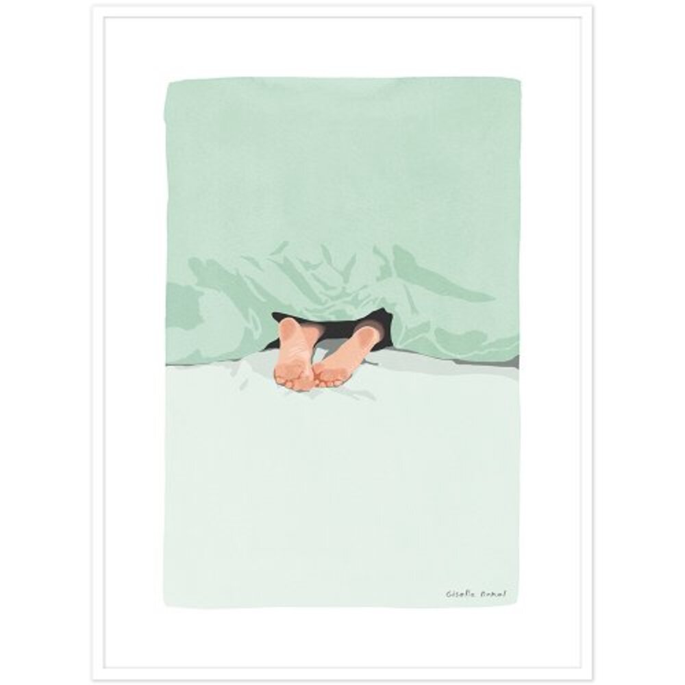 [액자포함] Feet under blanket