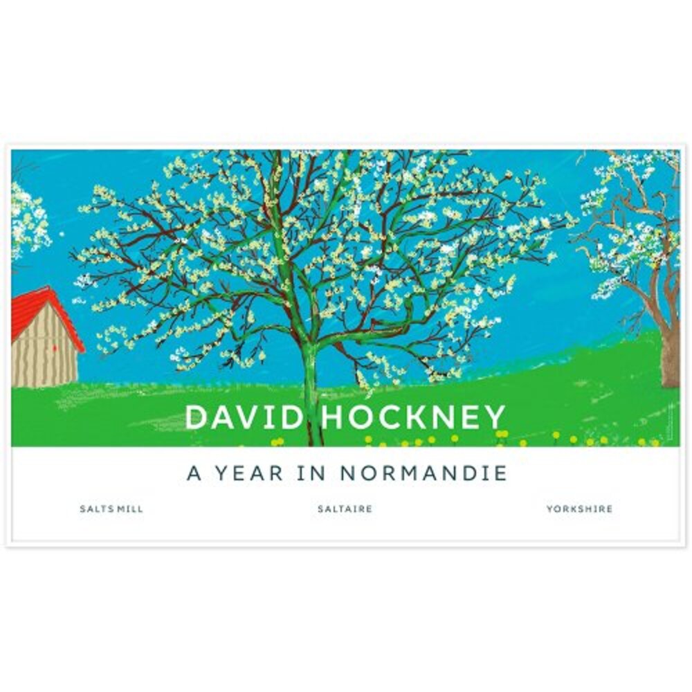 [액자포함] A Year in Normandie Poster by David Hockney (Blossom Tree)