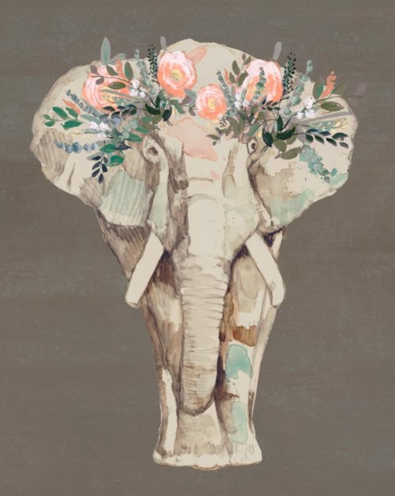 Flower Crown Elephant II