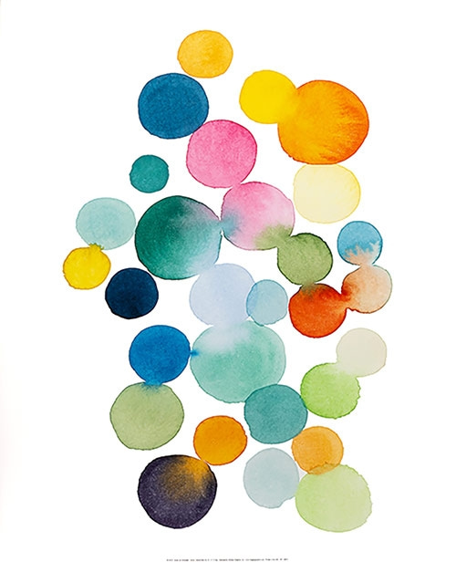 Series Colored Dots No. III