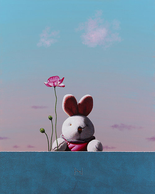 Rabbit over the wall(poppy)