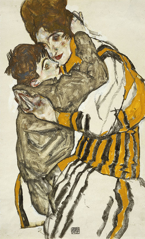Schiele&#039;s Wife with Her Little Newphew