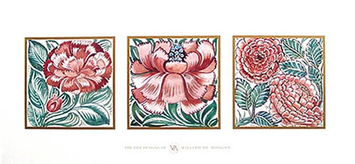 Three Floral Lile Design in Rose