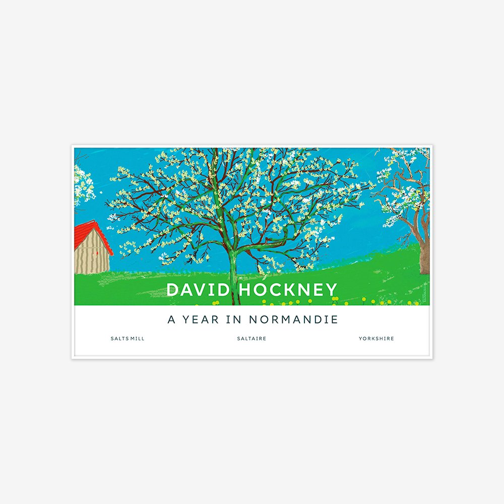 [액자포함] A Year in Normandie Poster by David Hockney (Blossom Tree)