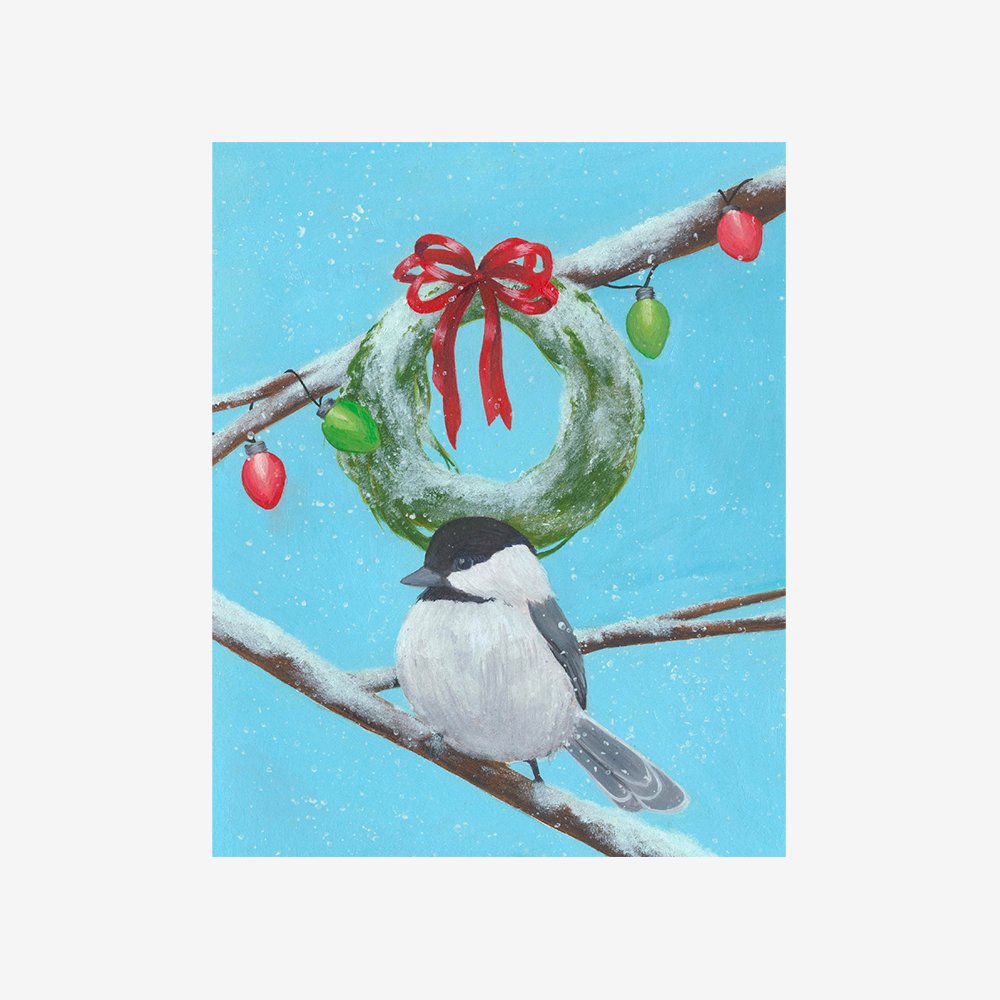 Chickadee Christmas III 2-Up