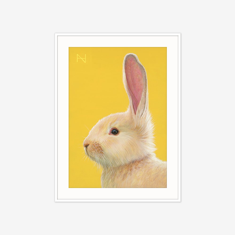 [액자포함] It is Spring_Rabbit(Yellow)