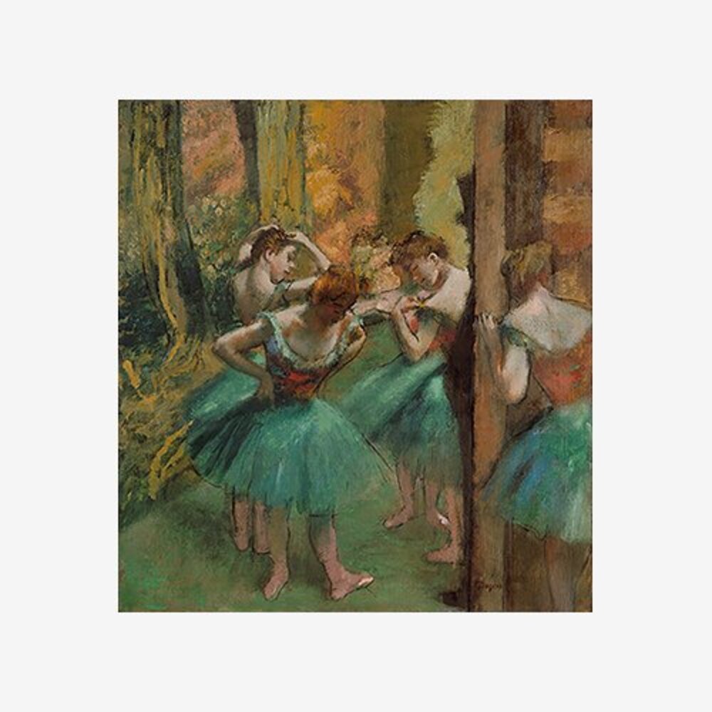 Dancers, Pink and Green