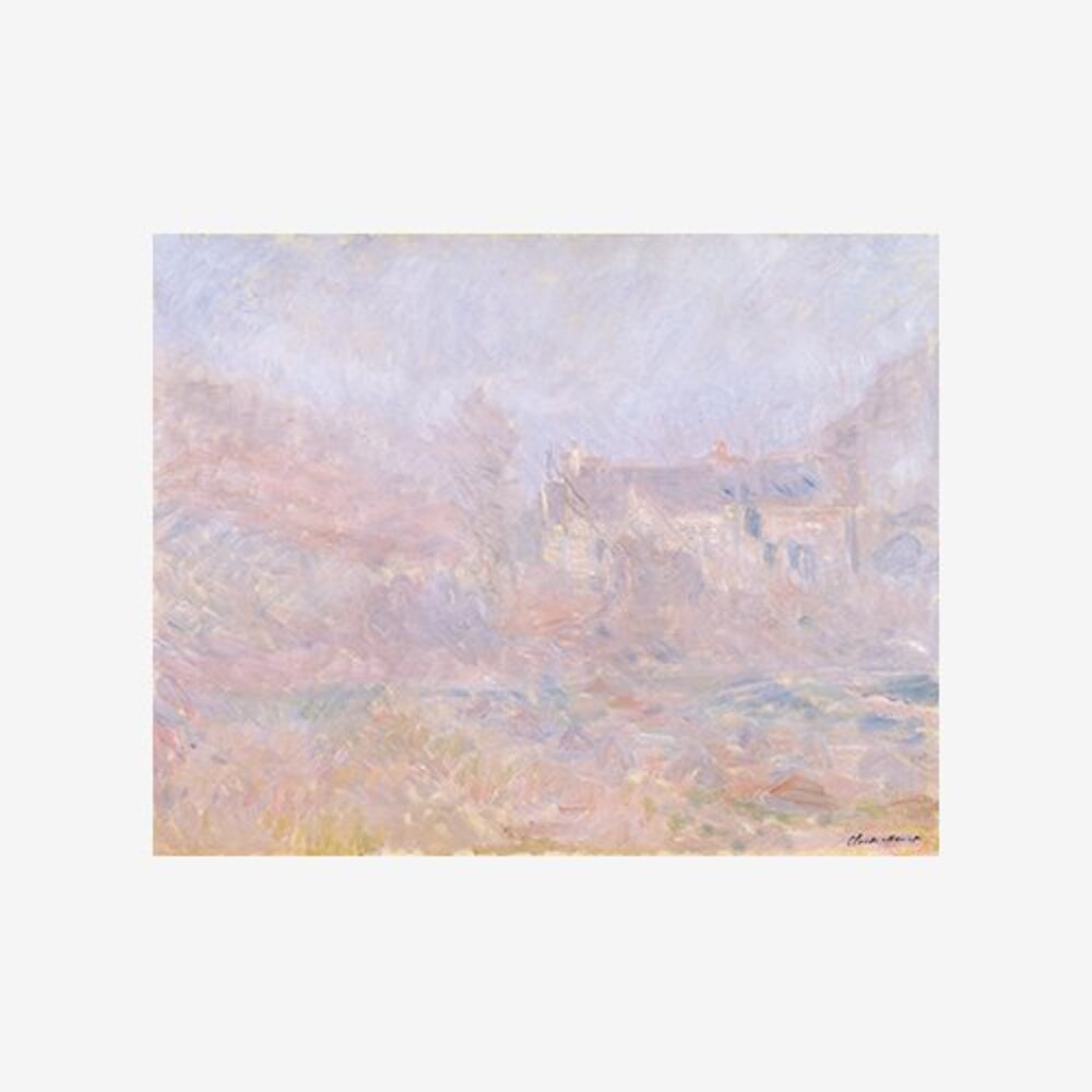 Houses at Falaise in the Fog, 1885