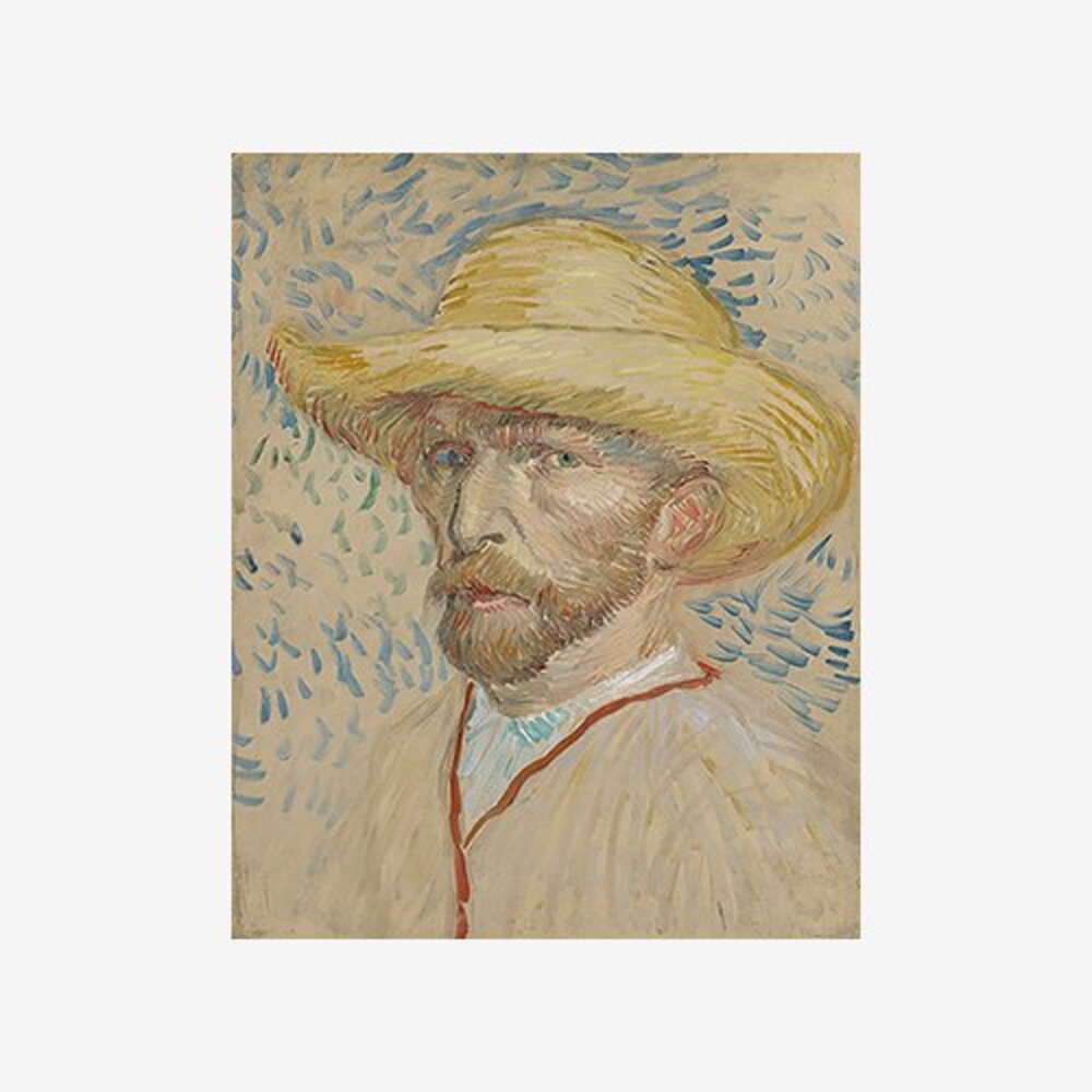 Self Portrait with Straw Hat, 1887