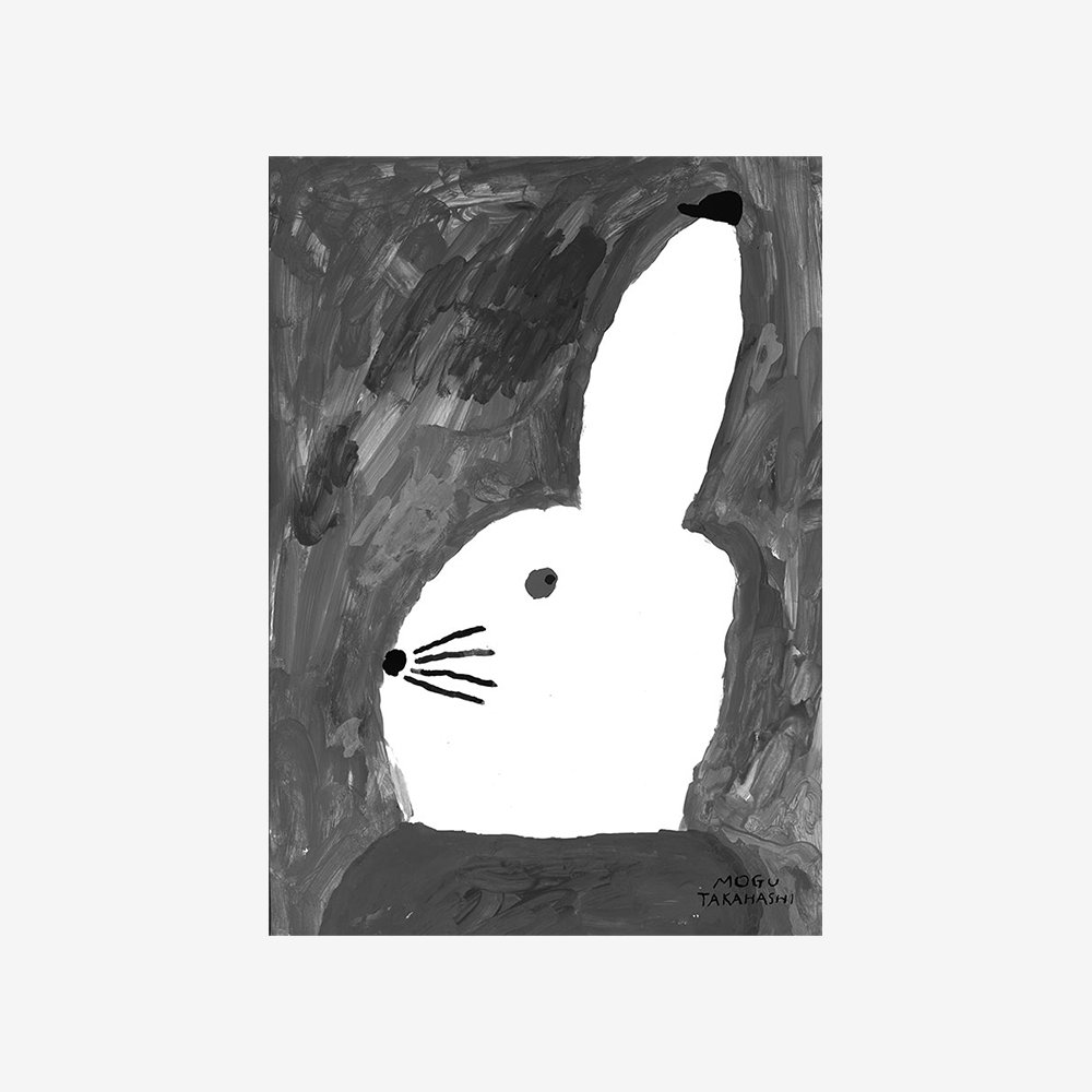 RABBIT WITH SMALL HAT POSTER