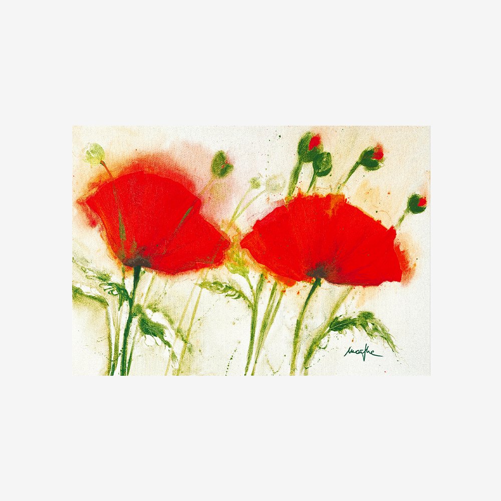 Coquelicots au vent II