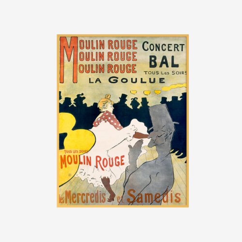 [액자포함] Moulin Rouge_La Goulue,1891