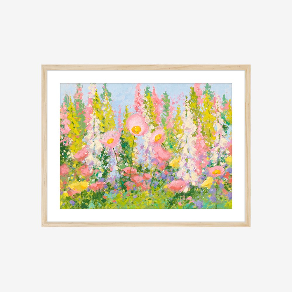 [액자포함] Garden Pastels I Blue Sky