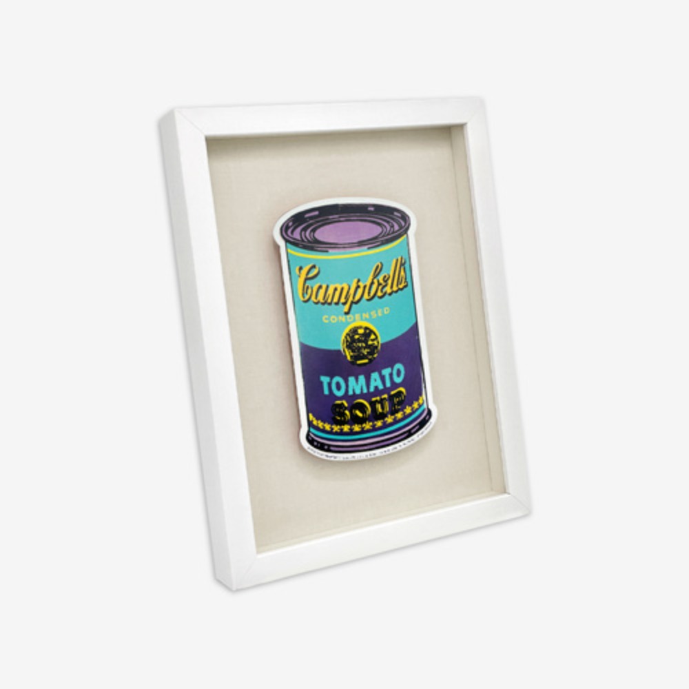 [액자포함] COLORED CAMPBELL&#039;S SOUP CAN, 1965 (GREEN &amp; PURPLE)