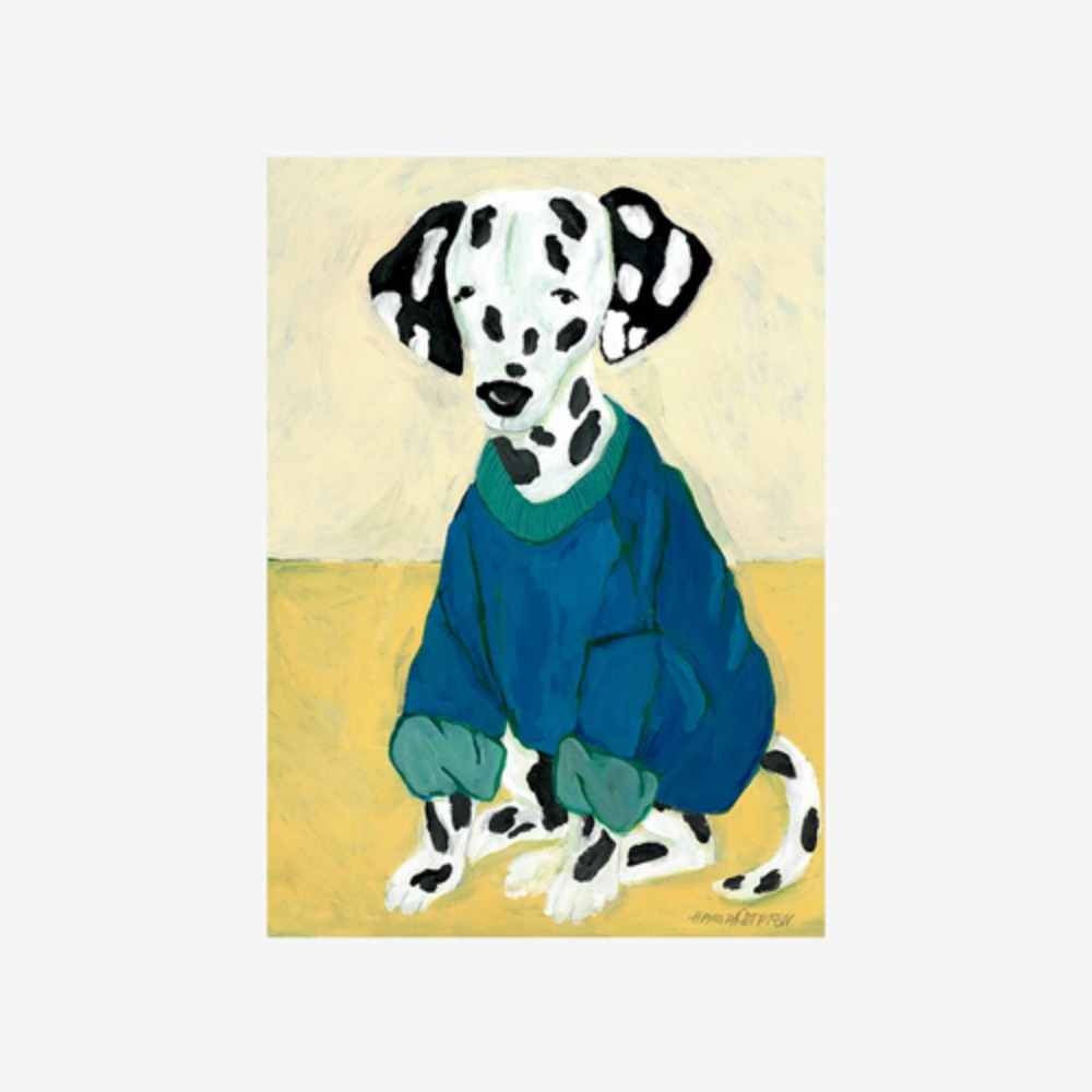 Dalmatian in Sweatshirt