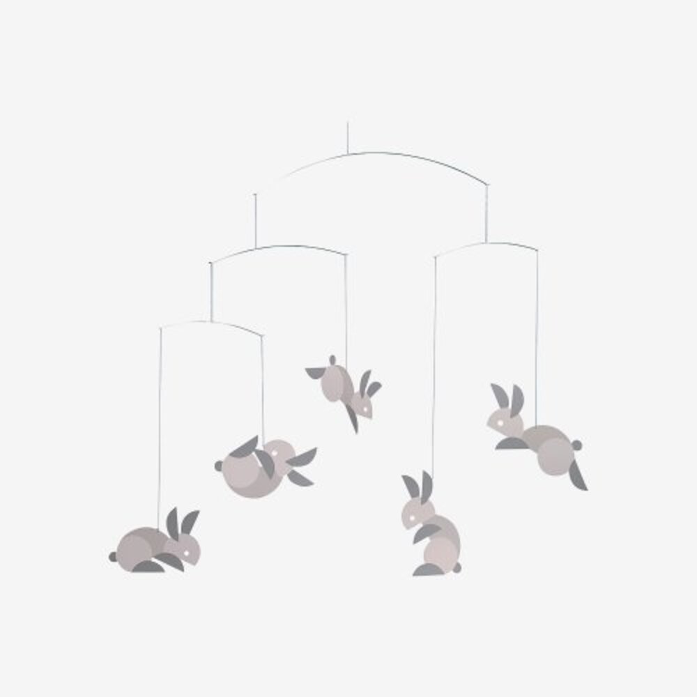 [모빌] 토끼 동산 Circular Bunnies