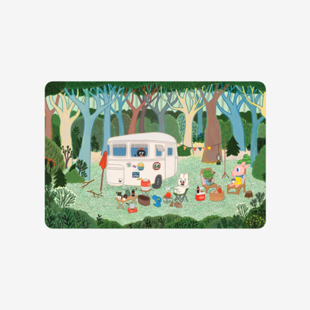 [식탁매트] Camping in the Forest