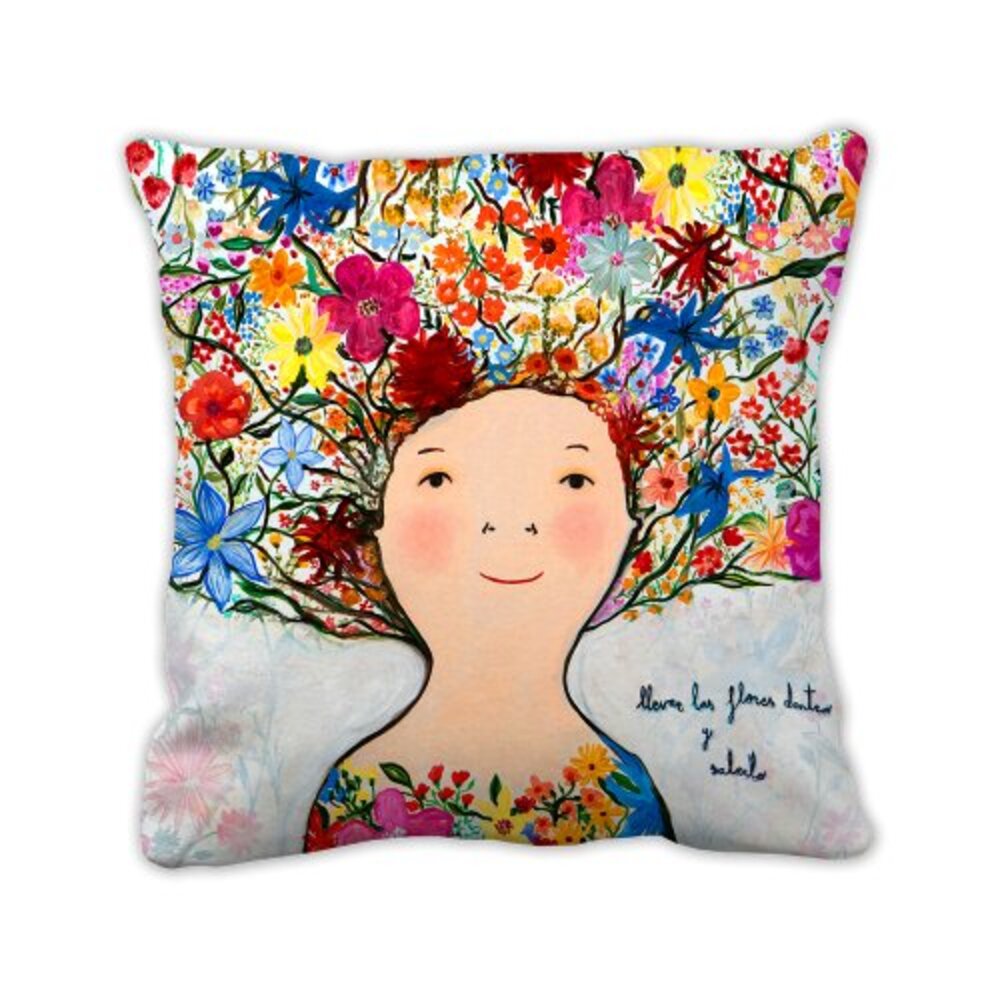 [CUSHION COVER] Full of flowers