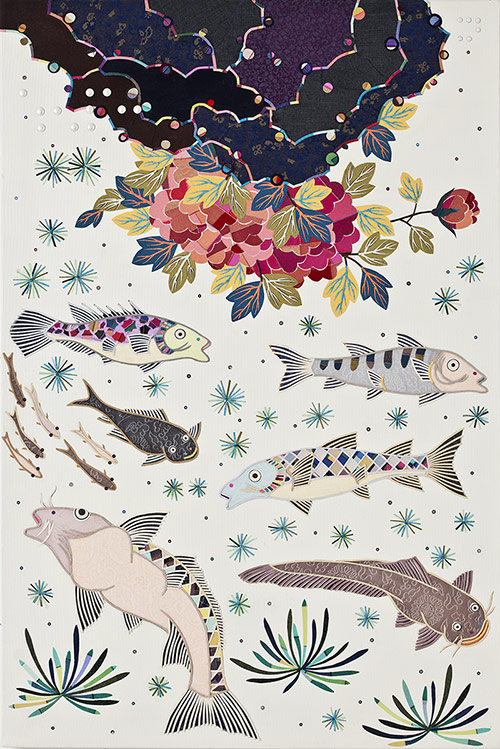 Fish and flowers