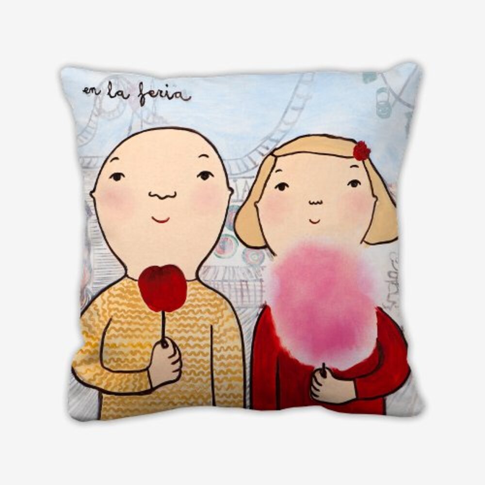 [CUSHION COVER] At the fair