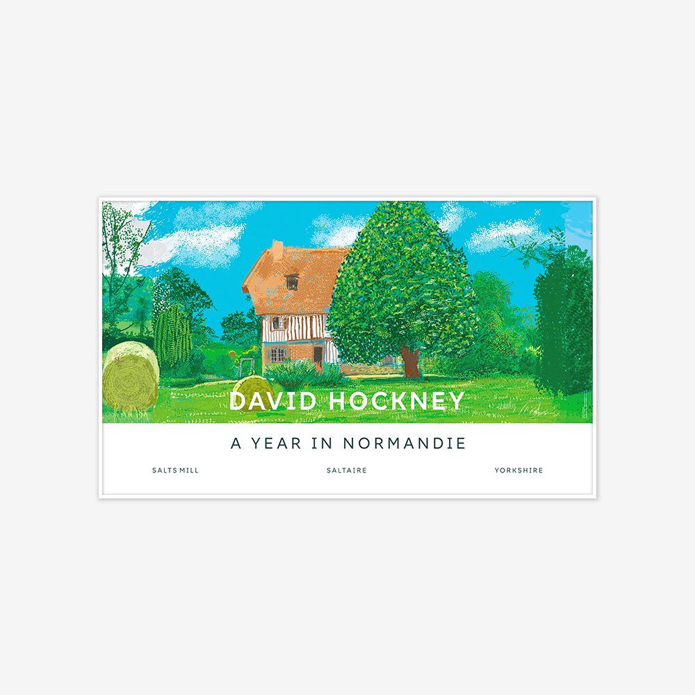 [FRAME] A Year in Normandie Poster by David Hockney (House and Tree)