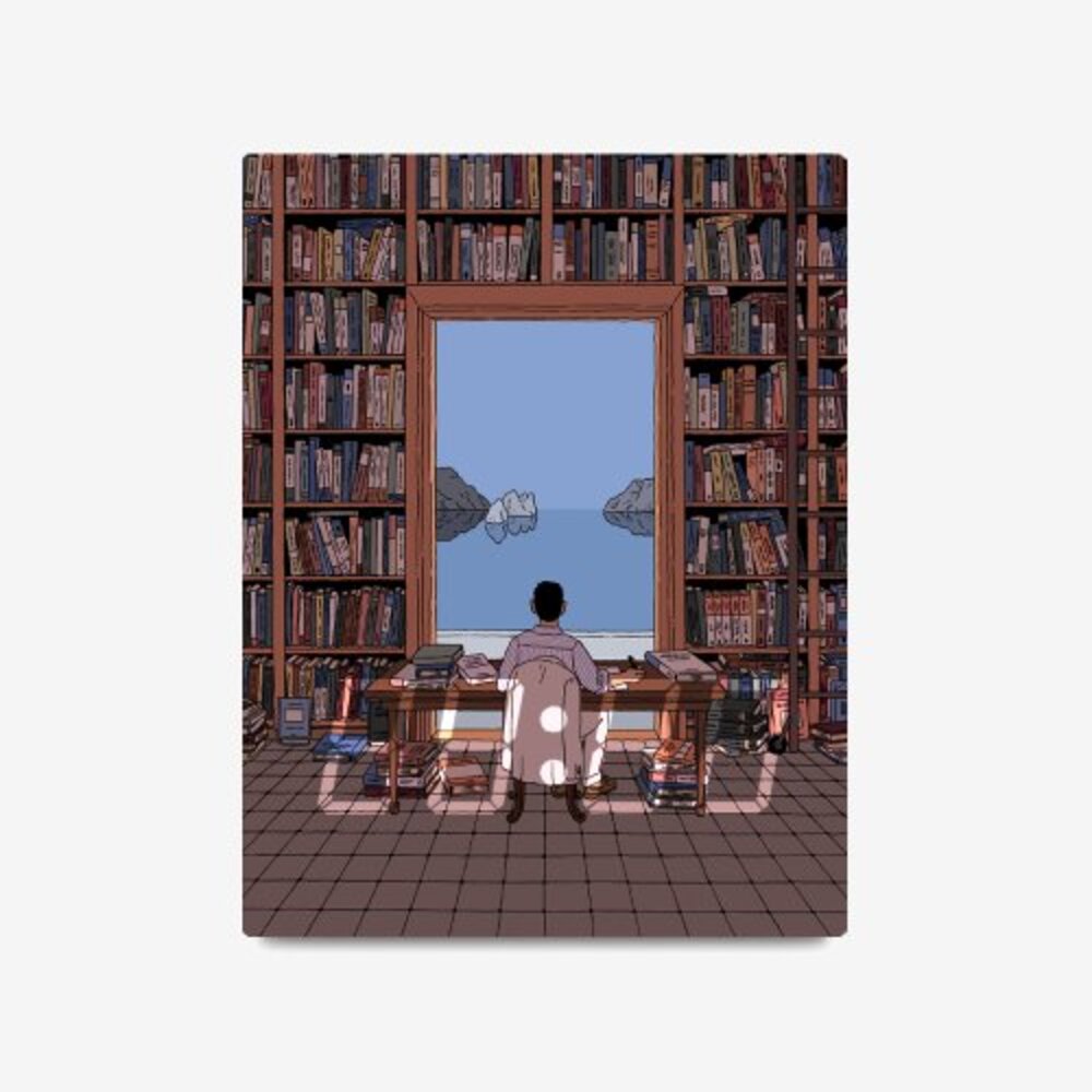 [LED시계] A Library by the Tyrrhenian Sea