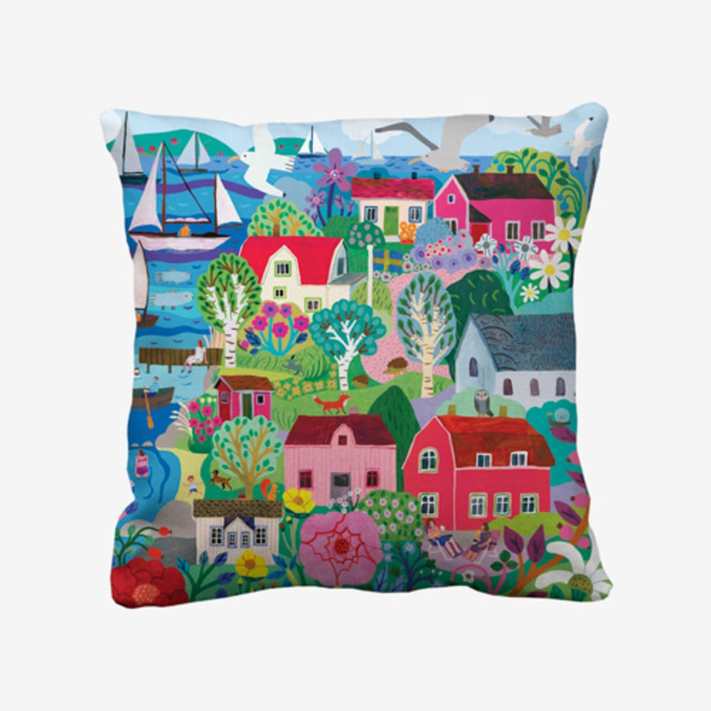 [CUSHION COVER] Eeboo Seaside