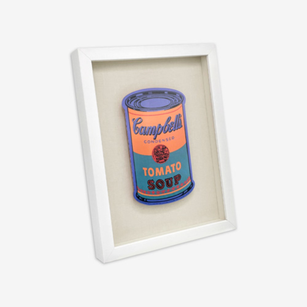 [FRAME] COLORED CAMPBELL&#039;S SOUP CAN, 1965 (BLUE &amp; ORANGE)