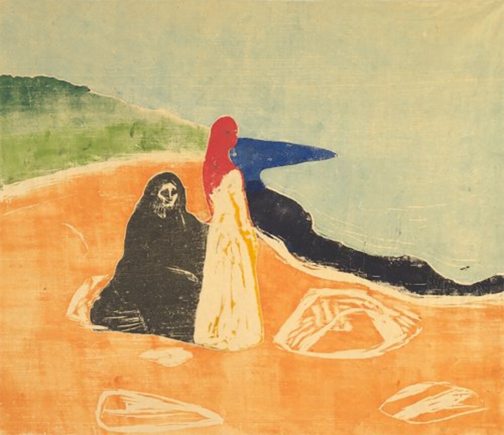 Two Women on the Shore