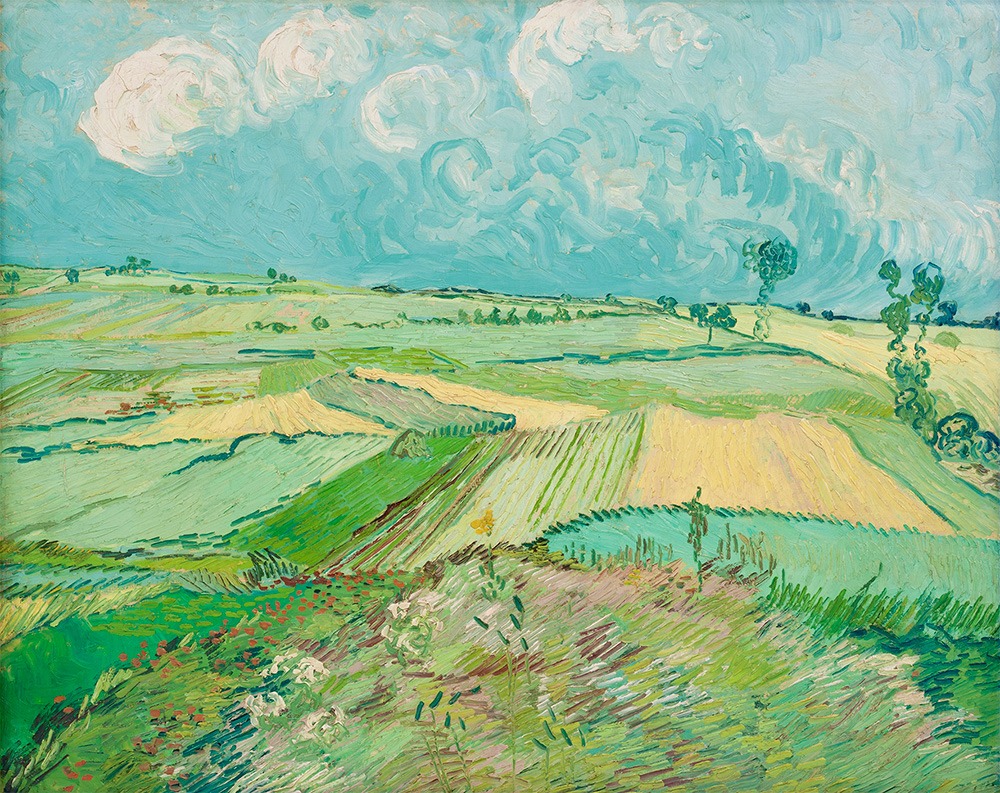 Wheat Fields after the Rain (The Plain of Auvers)