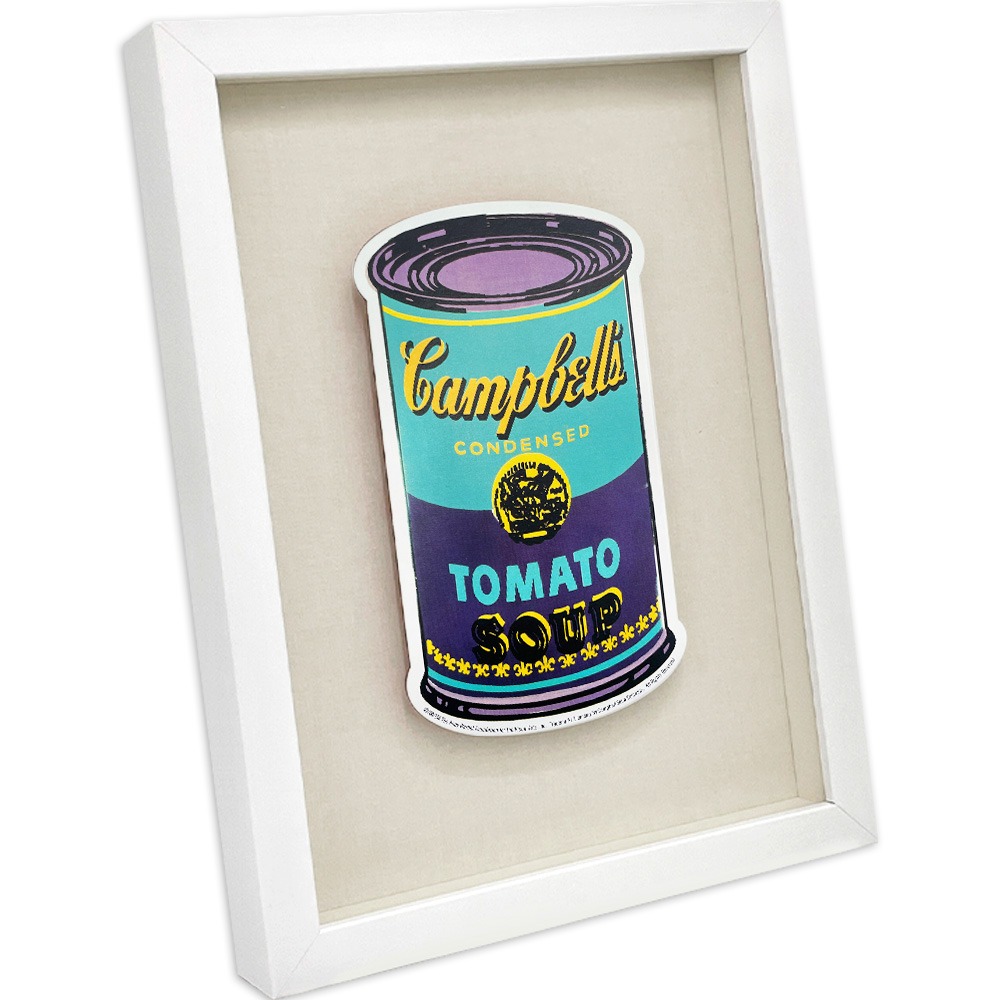 [액자포함] COLORED CAMPBELL&#039;S SOUP CAN, 1965 (GREEN &amp; PURPLE)