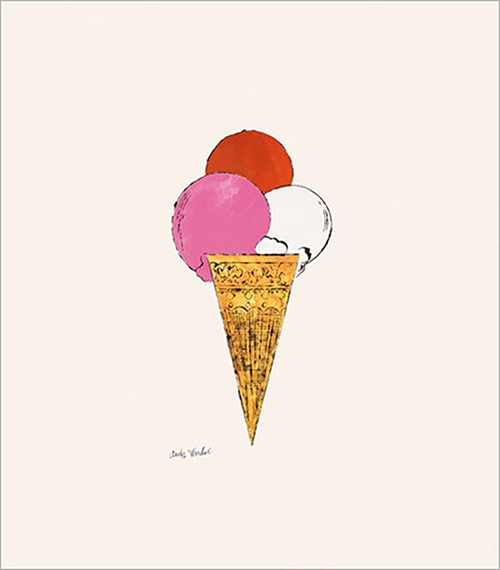 Ice Cream Dessert, c. 1959 (red,pink and white)