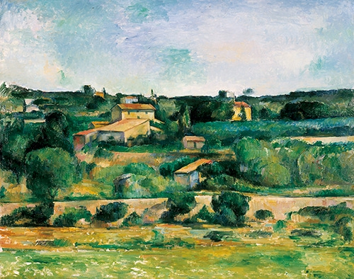 Landscape in the West of Aix en Provence