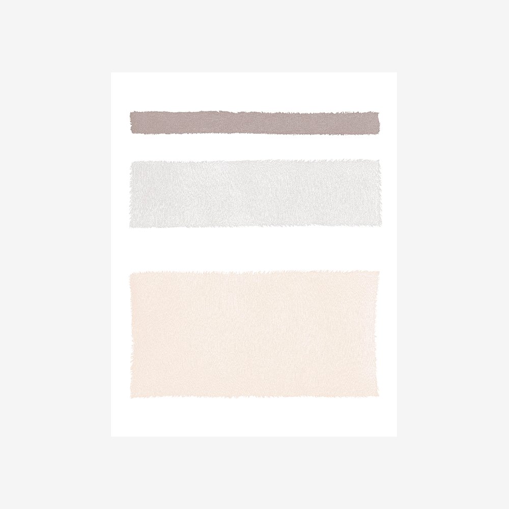 Painted Weaving IV Neutral on White