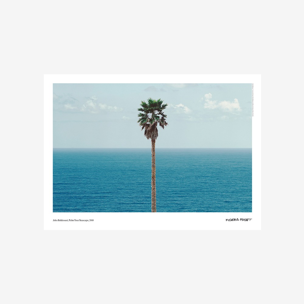 Palm tree/seascape
