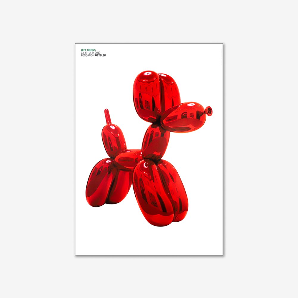 [액자포함] Balloon Dog(Red)
