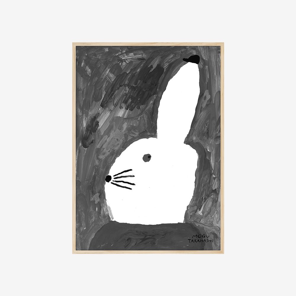 [액자포함] RABBIT WITH SMALL HAT POSTER