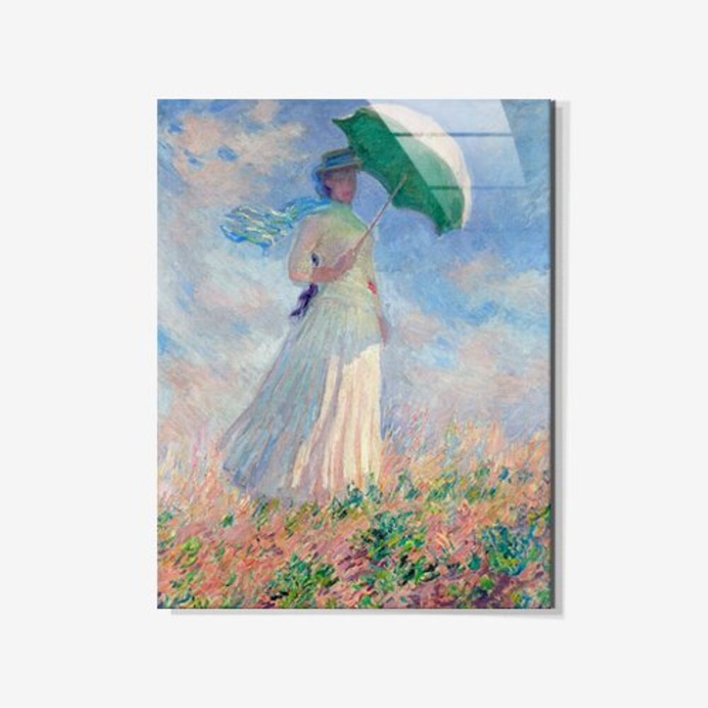[액자포함] Woman with a Parasol Turned to the Right, 1886