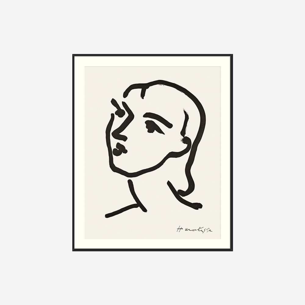 [액자포함] Nadia aux cheveux lisses,1948