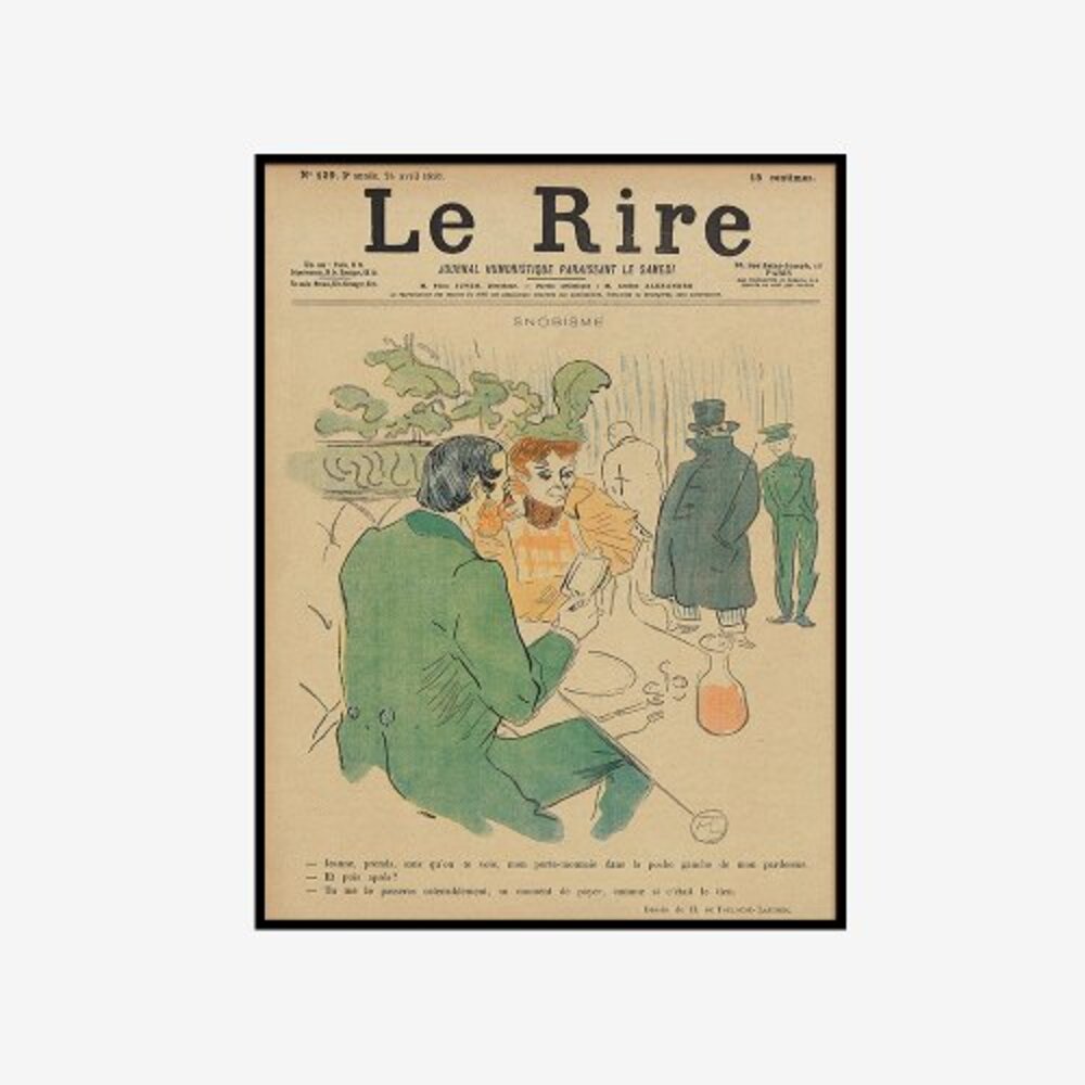 [액자포함] Le rire 1897