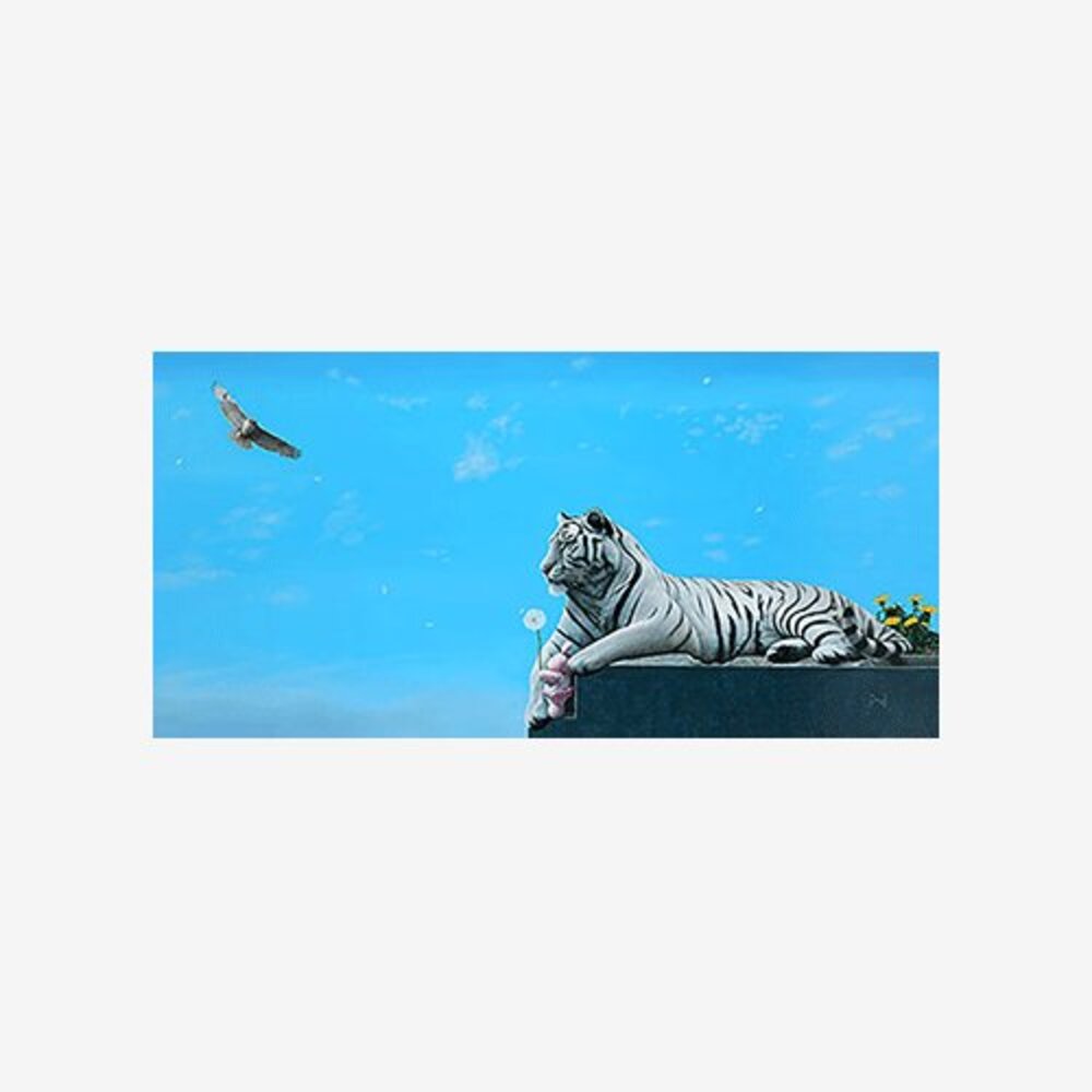 Dream (tiger &amp; rabbit) - white