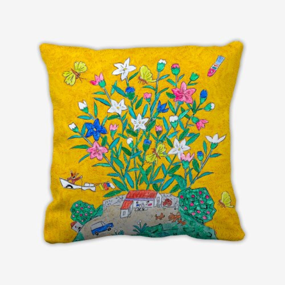 [CUSHION COVER] Golden Mean of Jeju Living(Yellow)